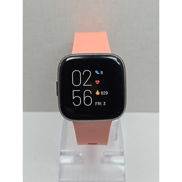 Fitbit Versa 2 Smartwatch Gray 40mm Alexa WR50M Always On Display W/ Charger - Picture 1 of 11